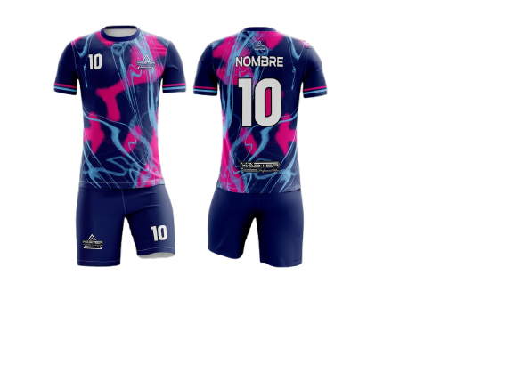 AZUL FUCSIA MANCHONES