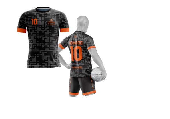CUADROS NEGRO NARANJA