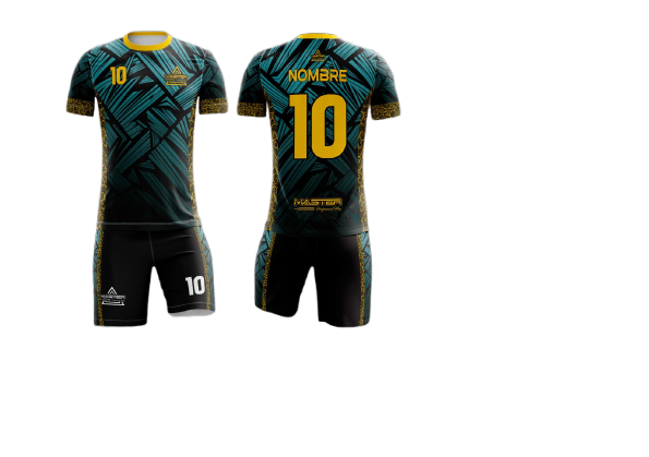 TRAMA RAYAS VERDE DORADO