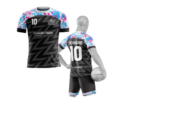 ZIG ZAG negro fuccia